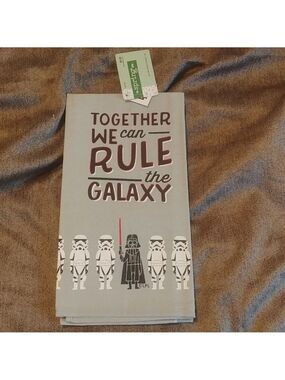 NWT Star Wars Tea Towel "Together we can rule the galaxy"